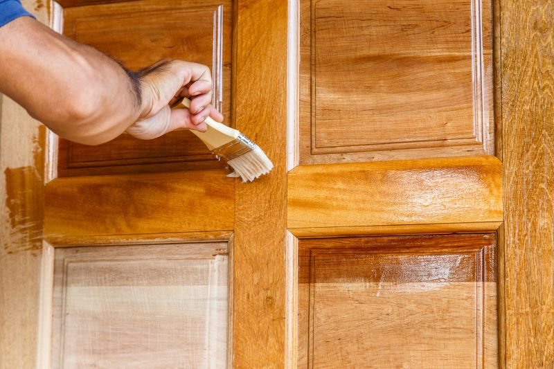 Door Staining Preparation