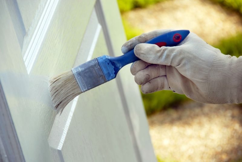 Stain helps protect the door from moisture, UV rays, and harsh weather